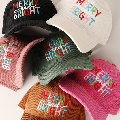 Merry/Bright Corduroy Cap