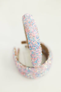 Cotton Candy Beaded Headband