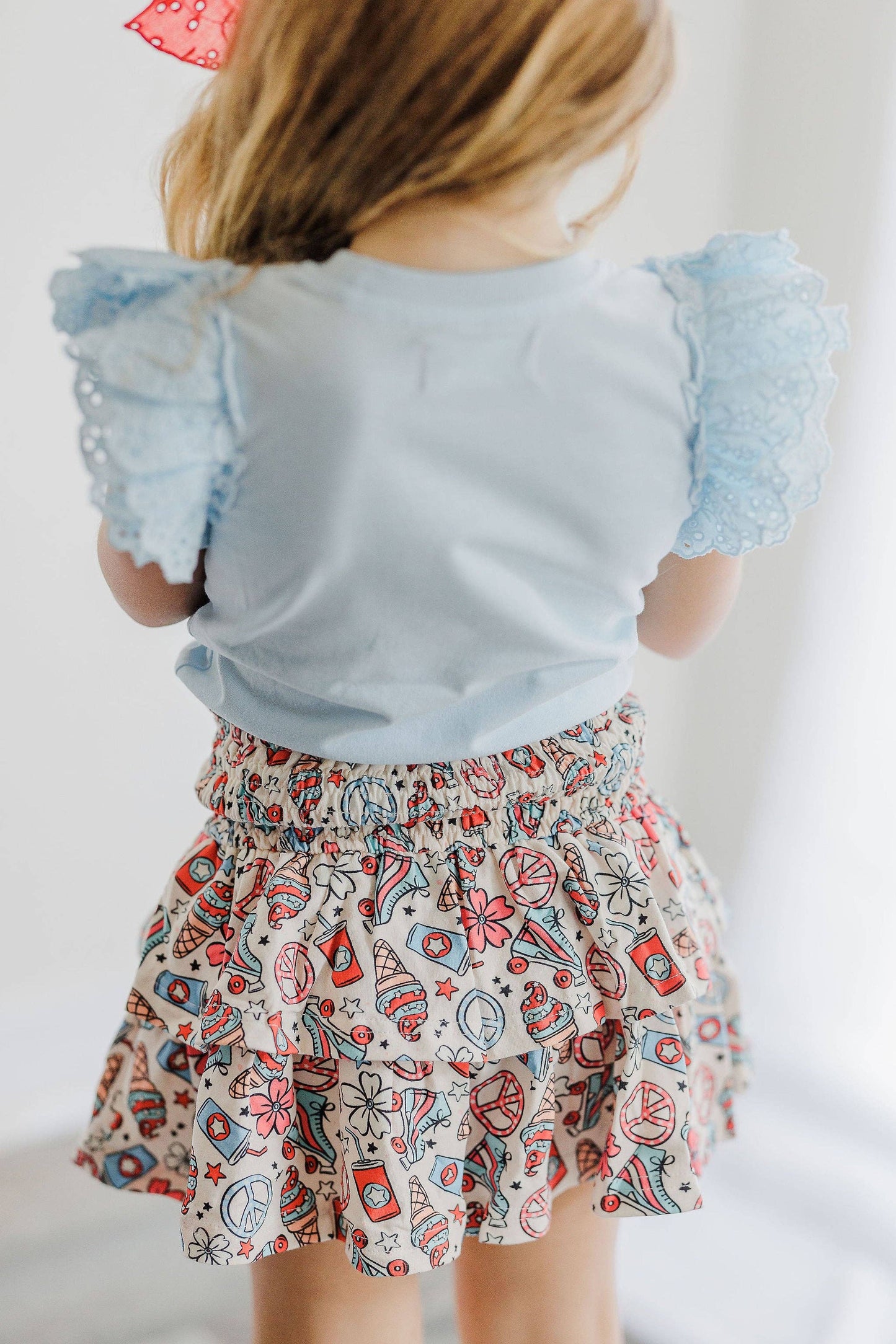 Vintage Eyelet American Girl Tee