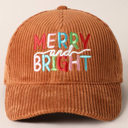 Merry/Bright Corduroy Cap