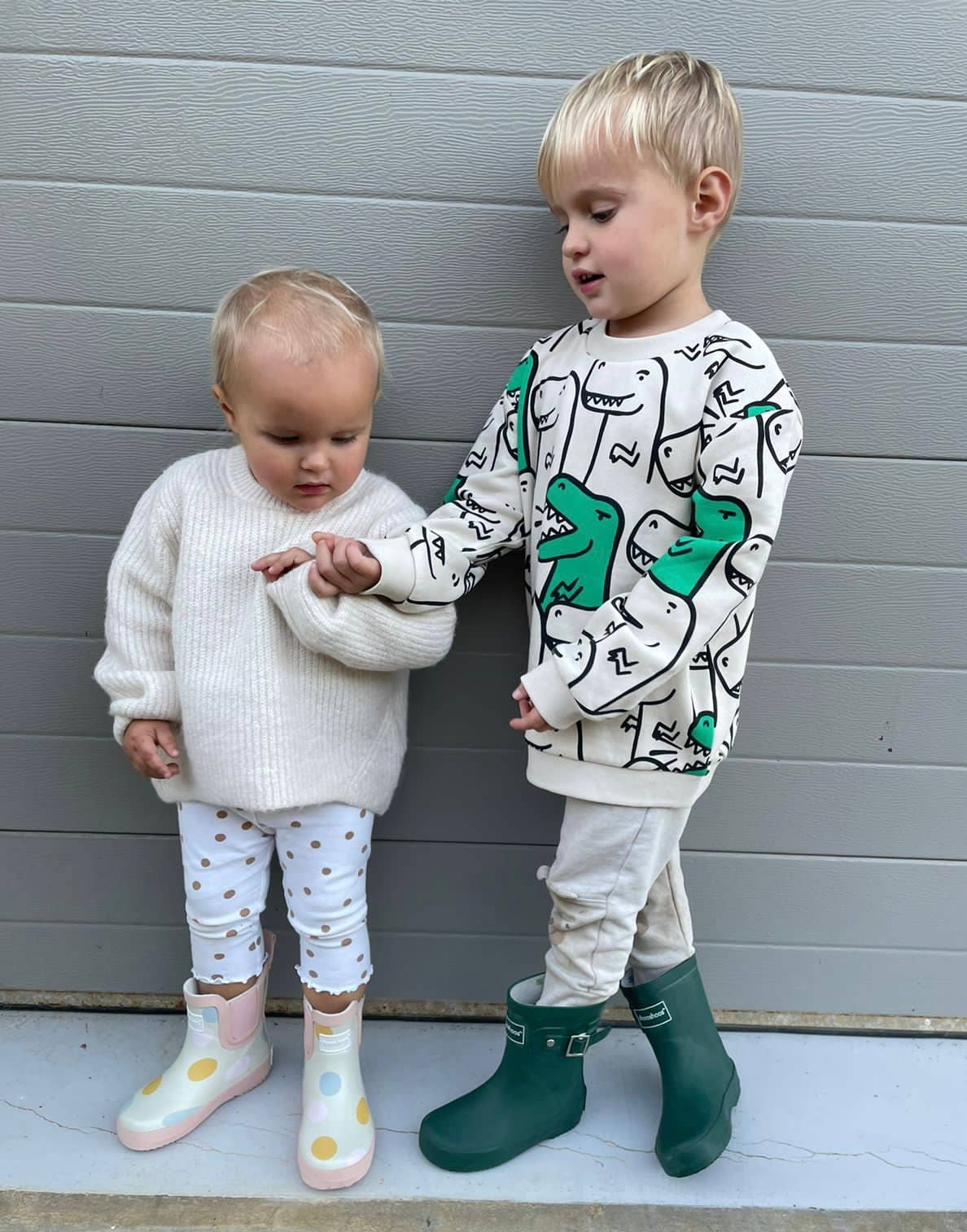 Gobble Dots Rain Boot