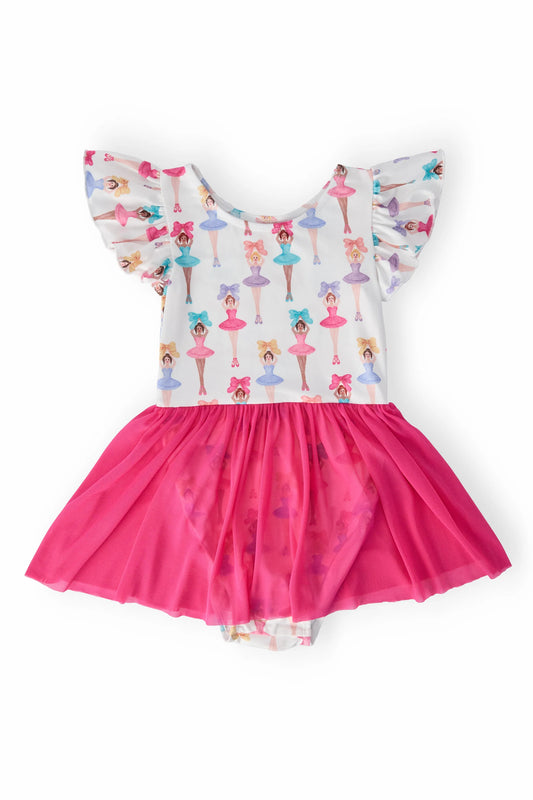 Ballerina Bows Twirl Leotard