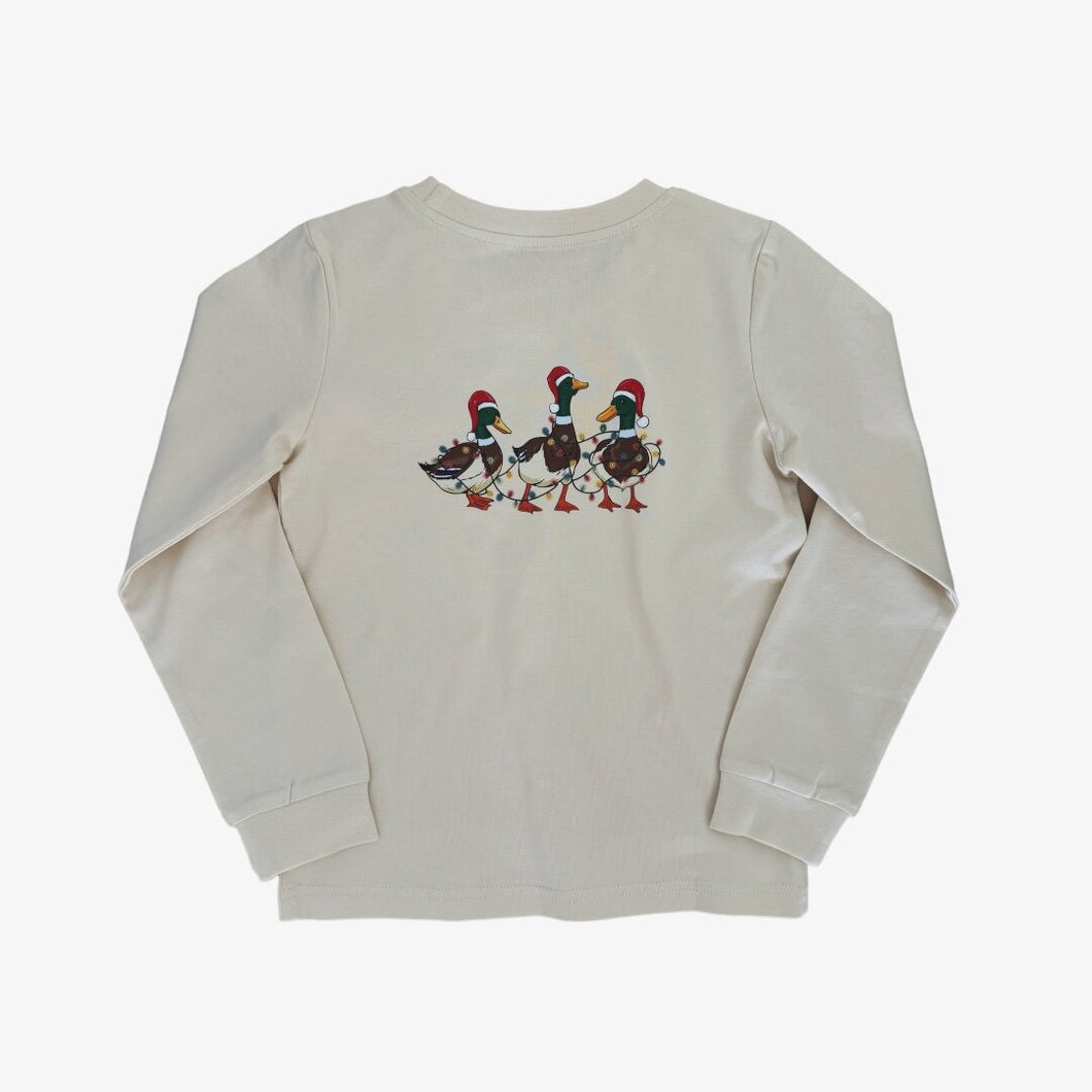 Duck the Halls LS Tee