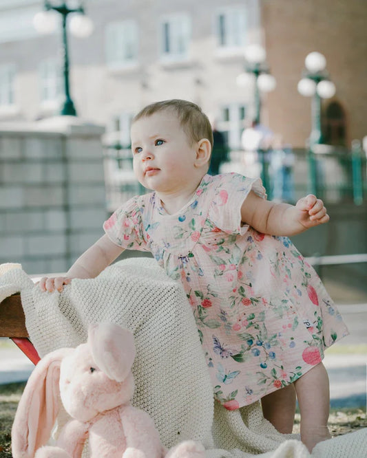 Berries Muslin Dress/Bloomer