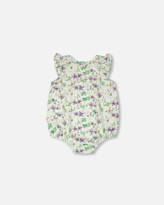 Orchid Petal Jersey Romper