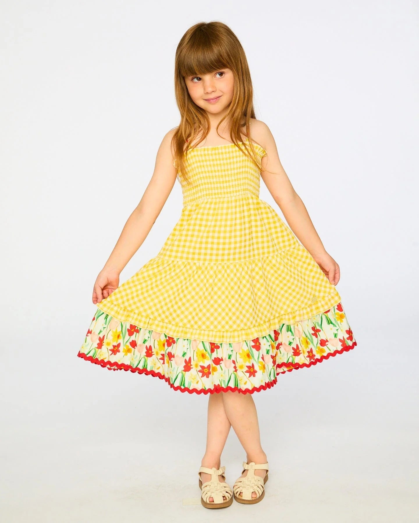 Yellow Gingham Sundress