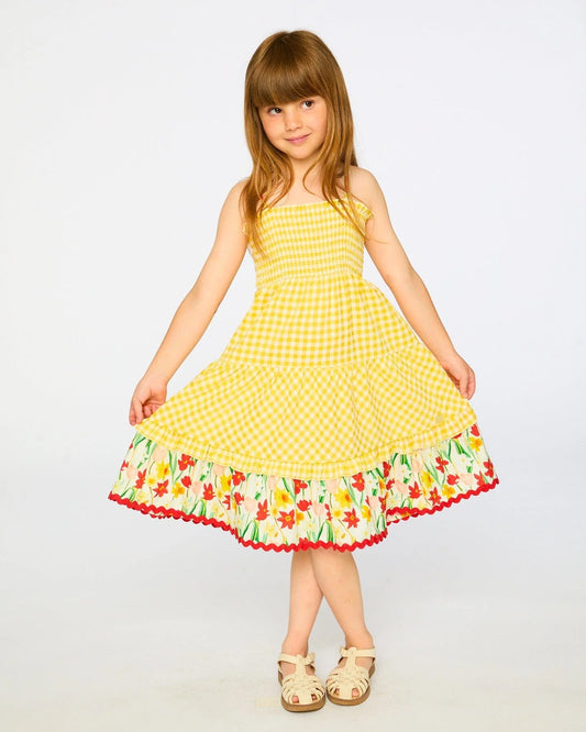 Yellow Gingham Sundress