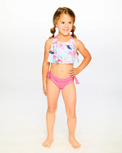 Blue Flamingo 2 Piece Swimsuit