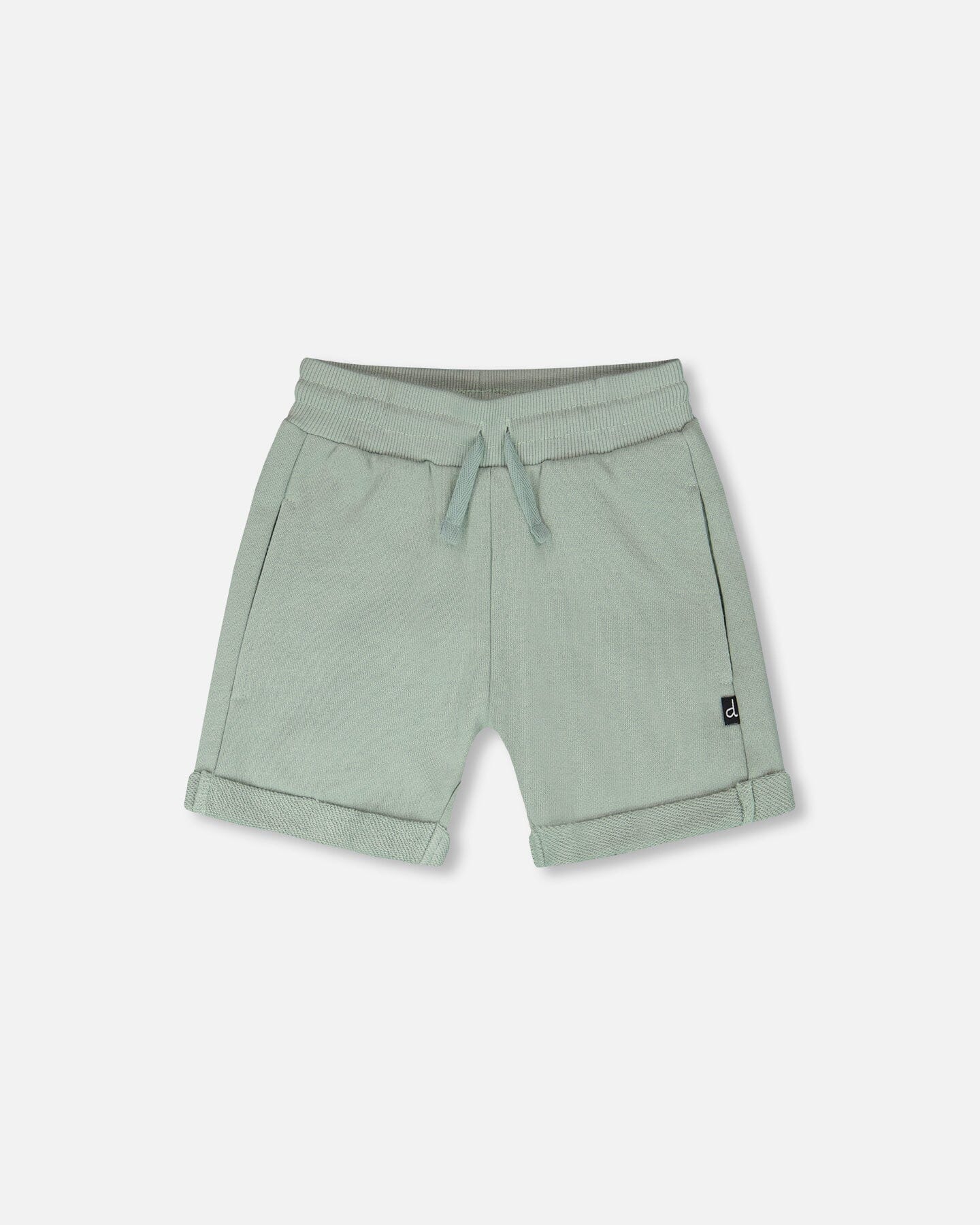 French Terry Shorts-Mint Green