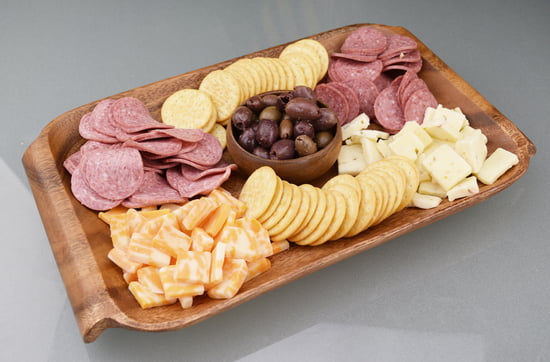 Acai Handled Serving Tray 16x10