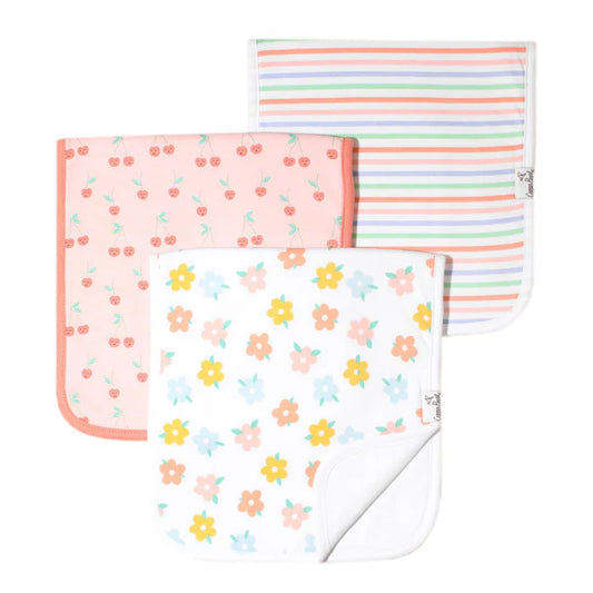 Cheery Burp Cloth 3 pk