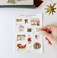 Load image into Gallery viewer, Santa&#39;s workshop stickers
