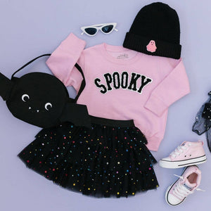 Spooky Patch Halloween Sweatshirt