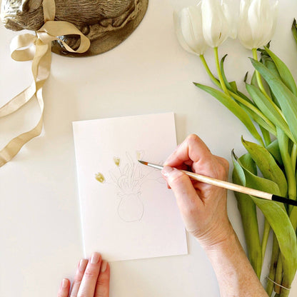 Easter paintable notecards