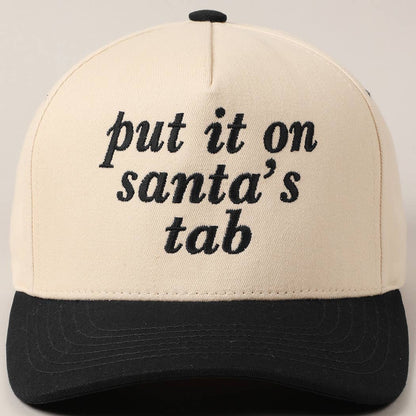 Put It On Santa's Tab Cap