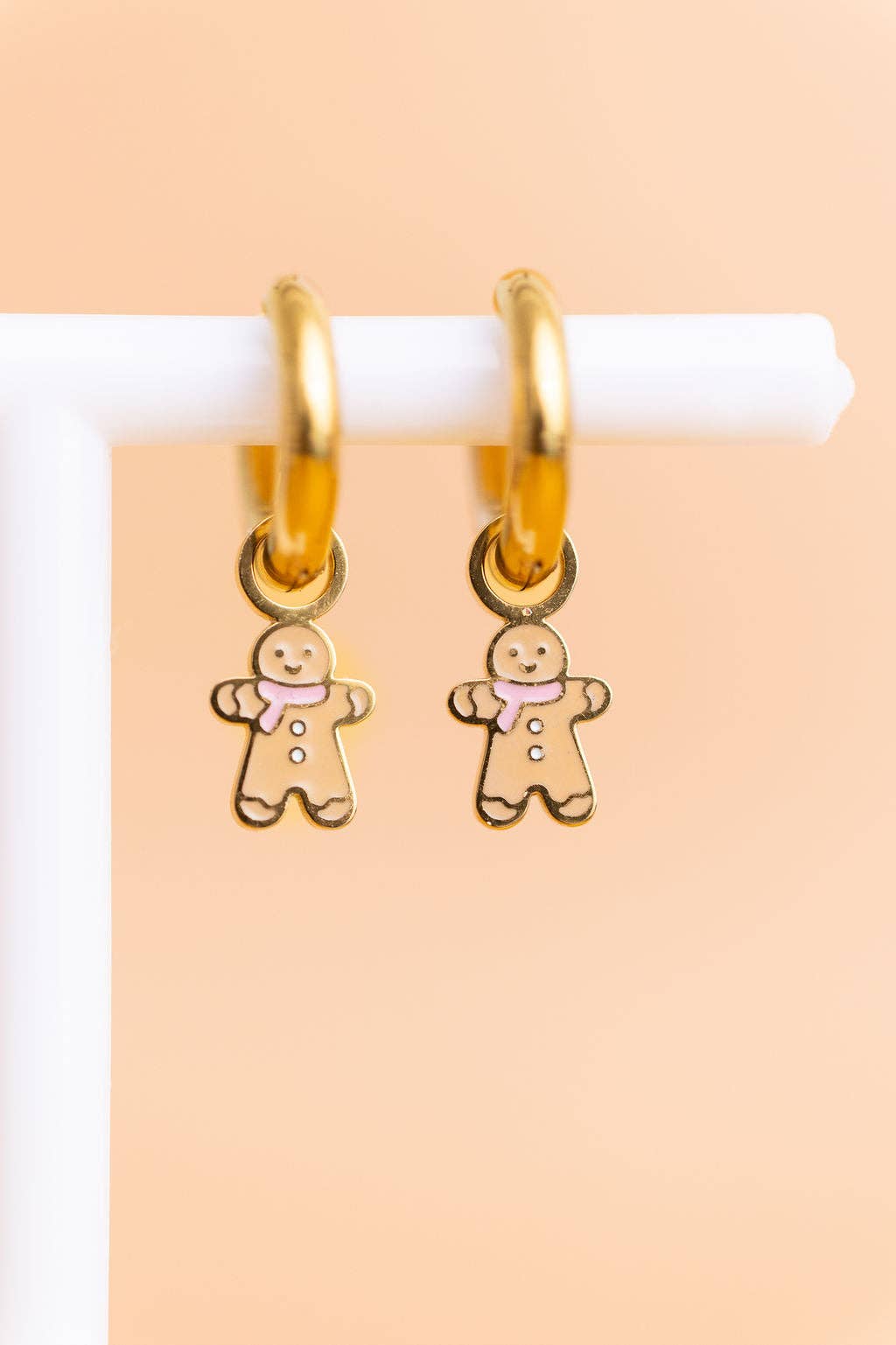 Desert Peach - Gingerbread Huggie Charms