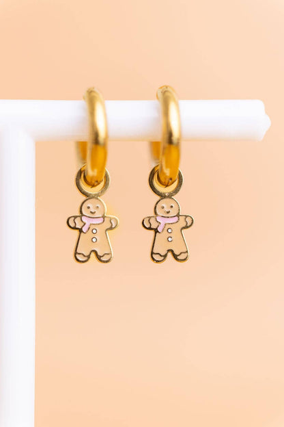 Desert Peach - Gingerbread Huggie Charms