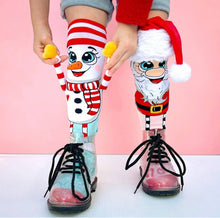 Load image into Gallery viewer, SANTA &amp; SNOWMAN SOCKS
