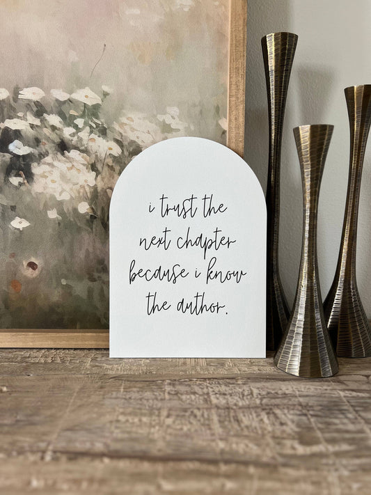 I Trust the Next Chapter