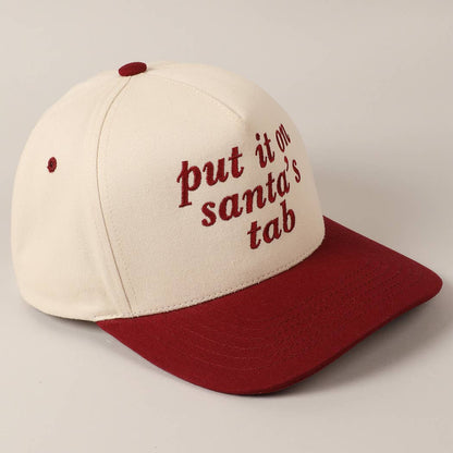 Put It On Santa's Tab Cap