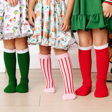 Load image into Gallery viewer, Santa Baby Knee High&#39;s/3-Pack
