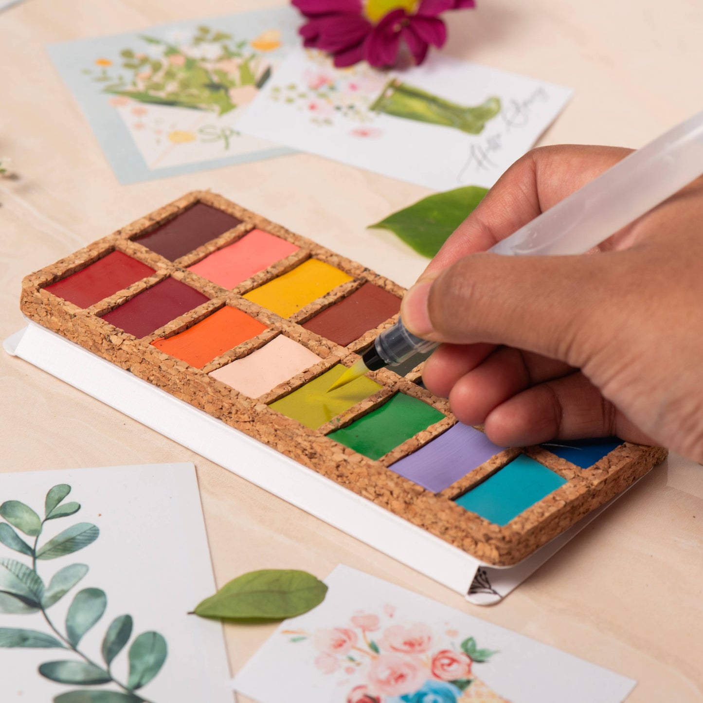 Set of 16 Watercolors