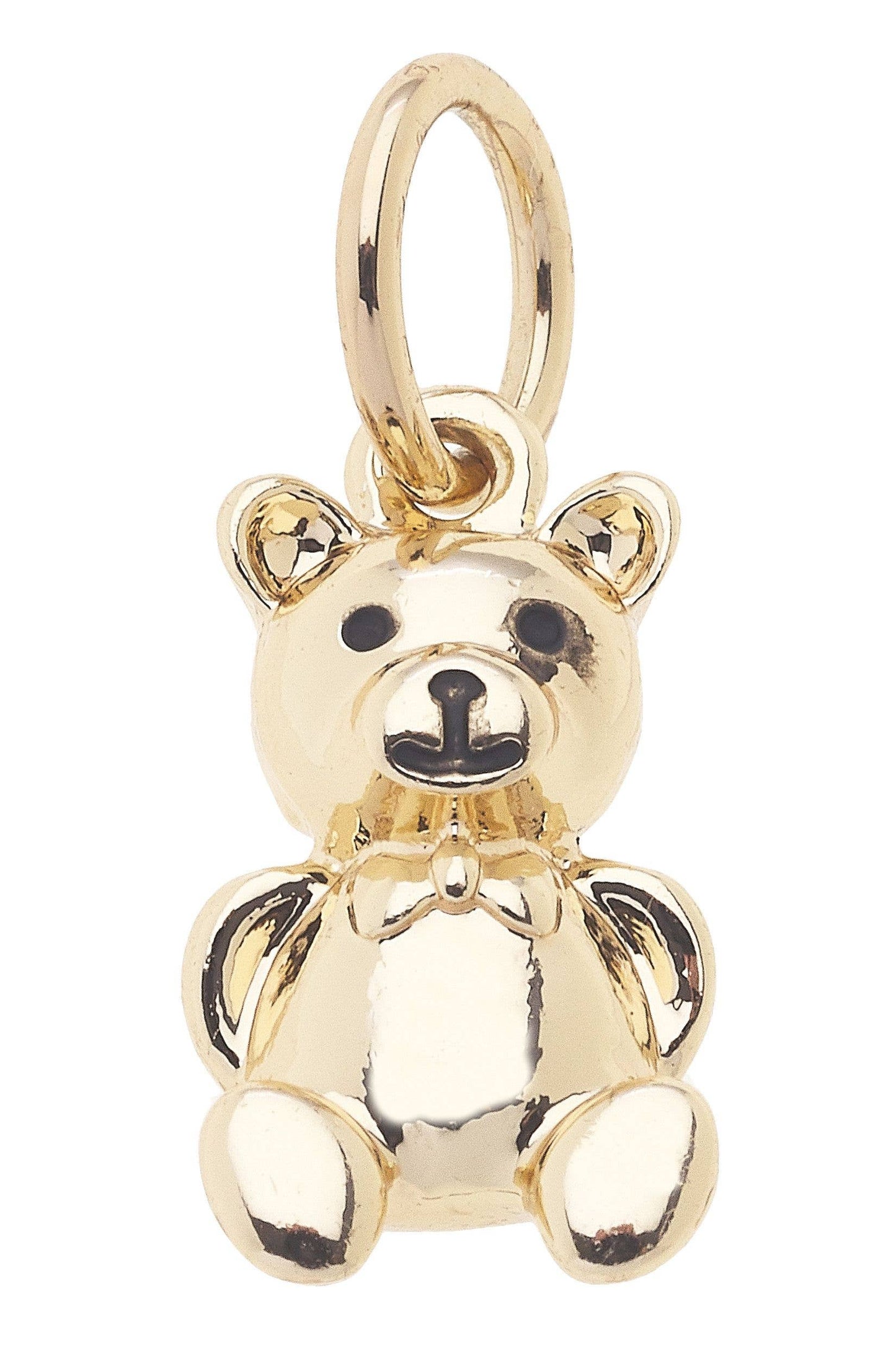 Teddy Bear Charm in Gold