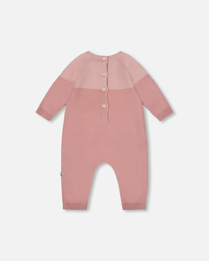 Knitted Bi-Color Romper
