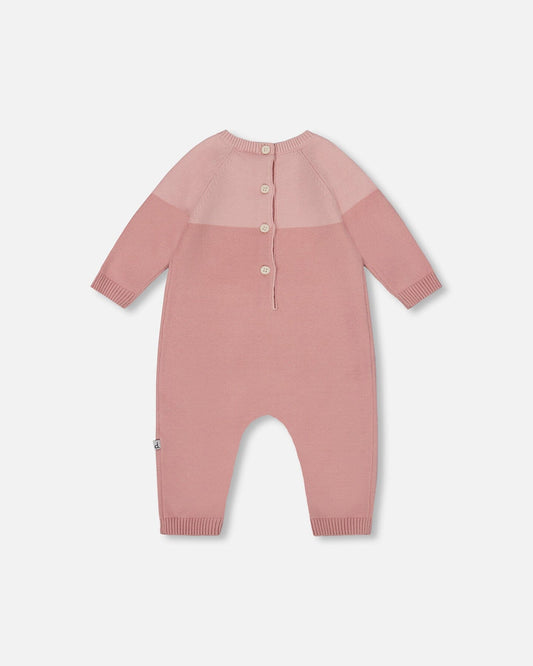 Knitted Bi-Color Romper
