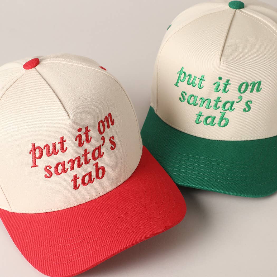 Put It On Santa's Tab Cap