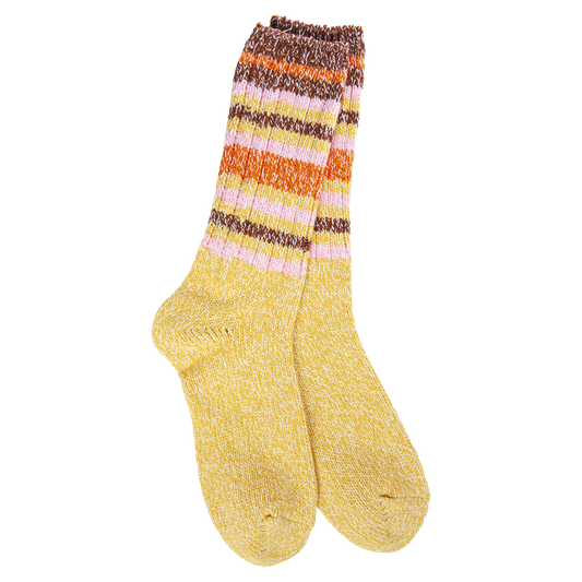 Ragg Crew Honey Stripe Socks
