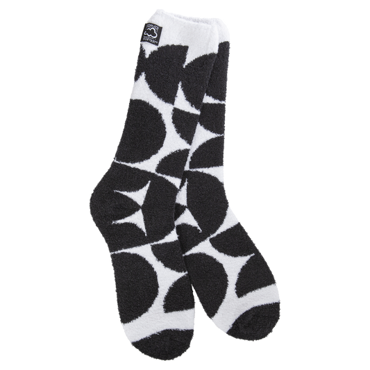 Cozy Cali Geo Black/White Socks