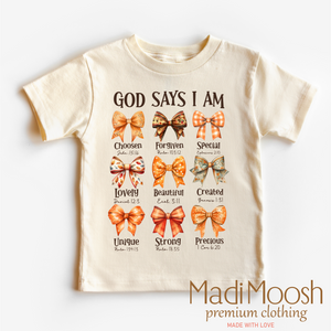 God Says I Am Christian Tee