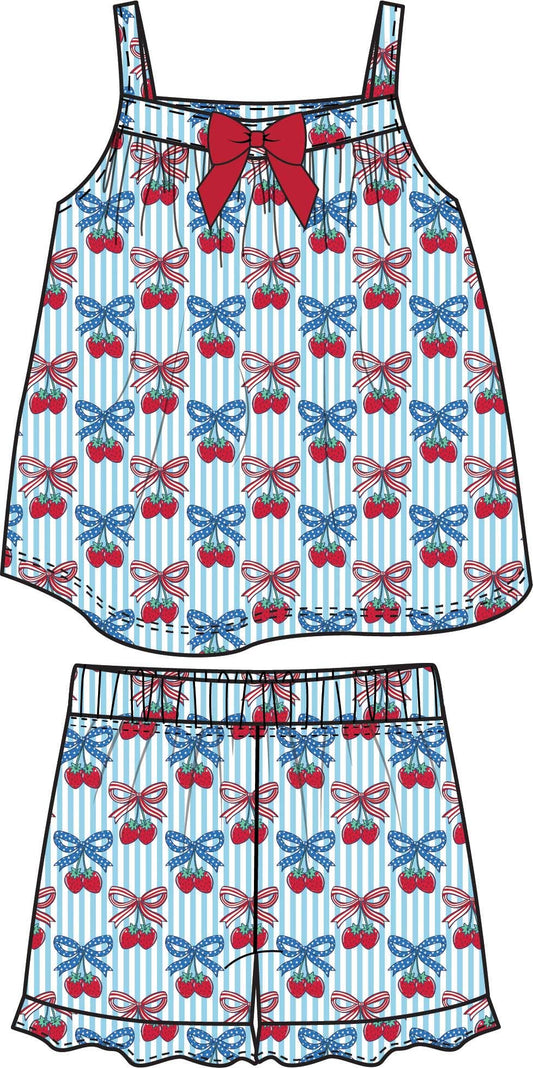 Berries & Bows Pajama Set