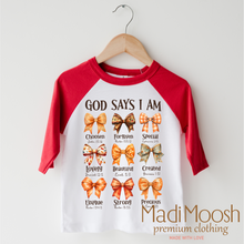 Load image into Gallery viewer, God Says I Am Christian Tee
