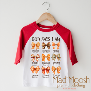 God Says I Am Christian Tee