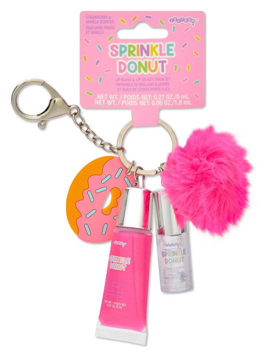 Donut Keychain Lip Balm