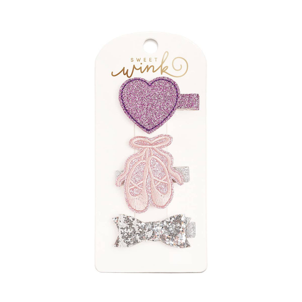 Ballet Hair Clip Set