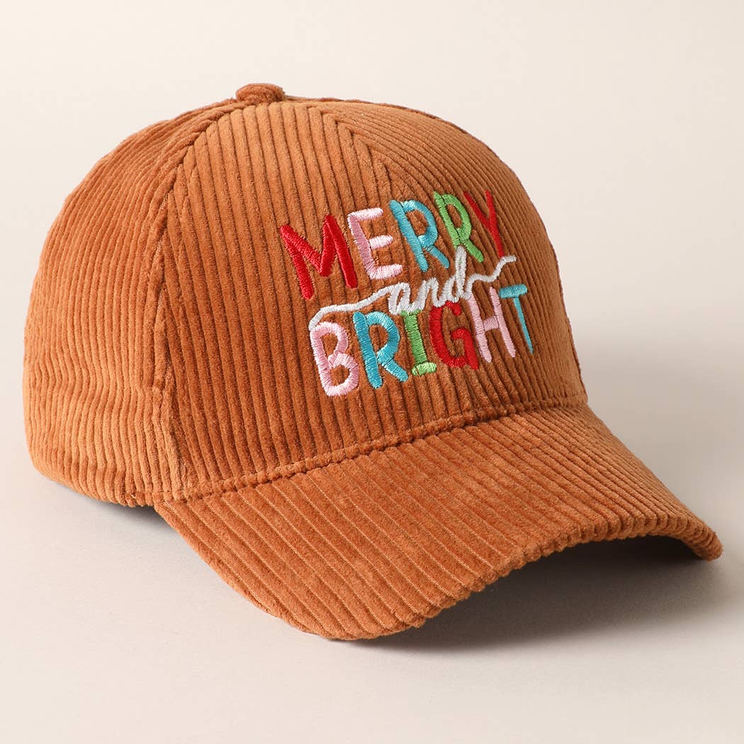 Merry/Bright Corduroy Cap