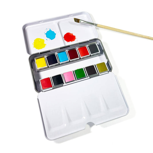 Watercolors - Metal Palette
