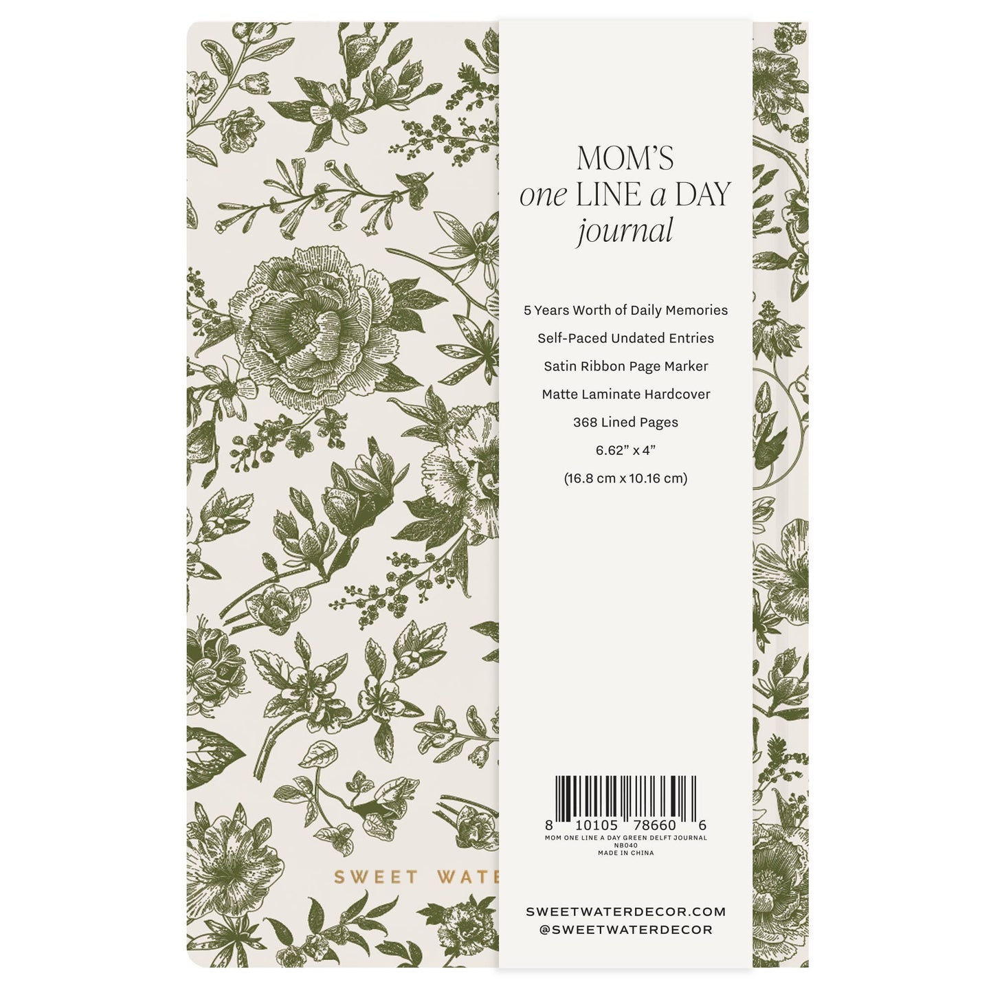 One Line A Day Leather Journal