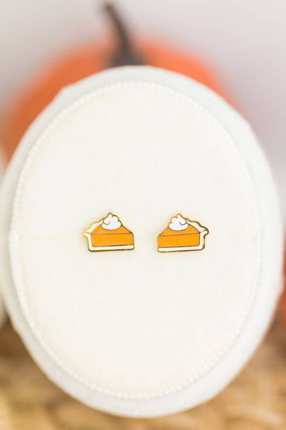 Pumpkin Pie Stud Earrings