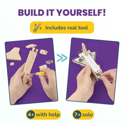 Wooden Space Shuttle