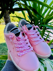 Malibu Pink Star Sneakers