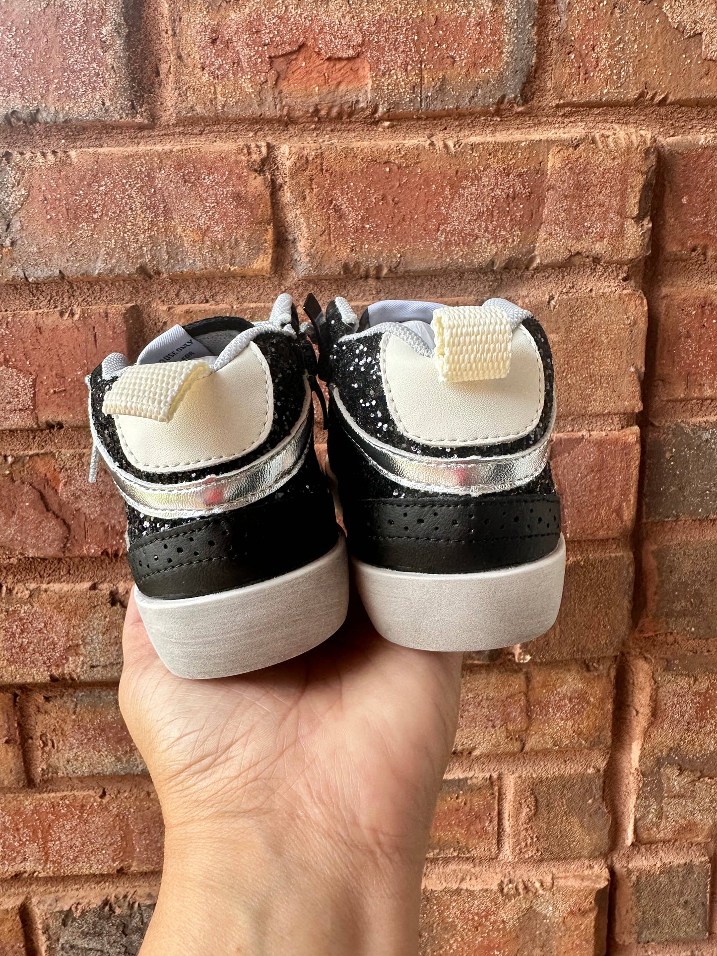 High Top Black Star Sneaker