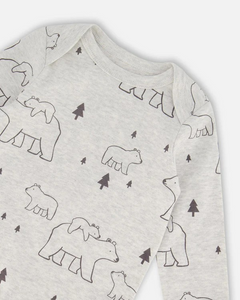 Bear Printed Onesie