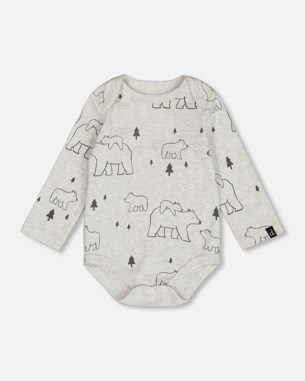 Bear Printed Onesie