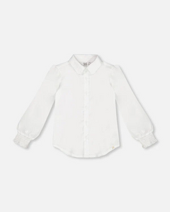 White Button Front Shirt