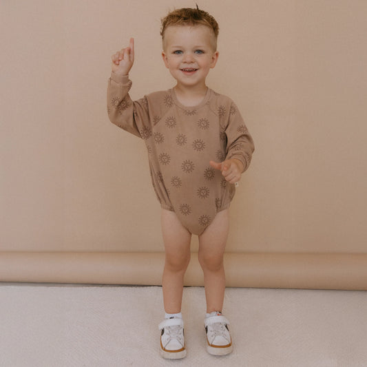 Organic "Sun" Bubble Romper