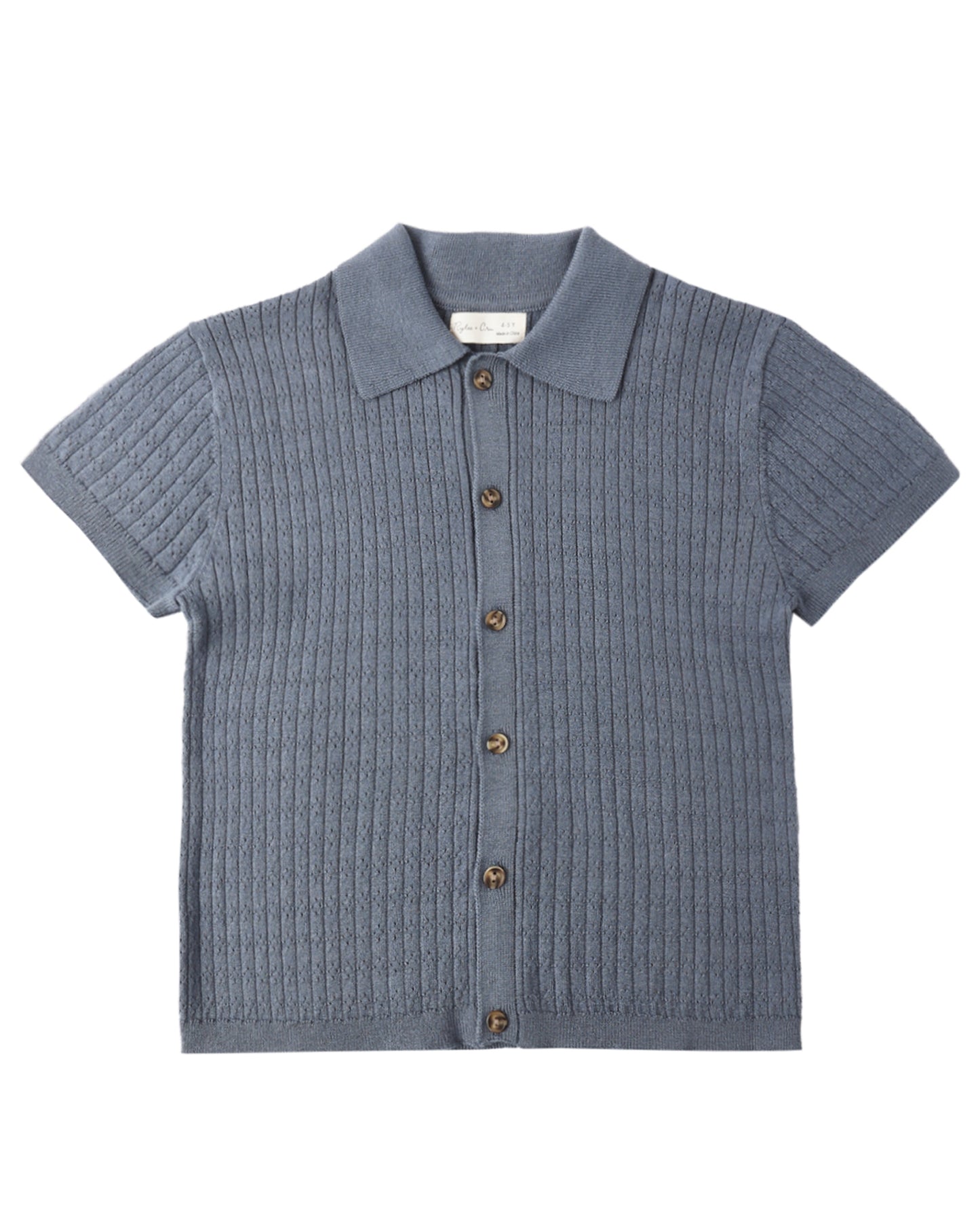Aiden Polo in Marine Blue